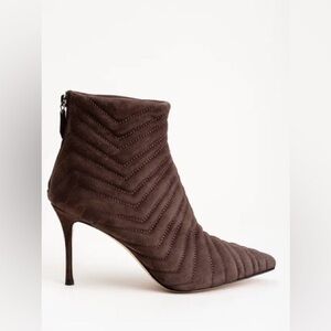 NWOB Marion Parke Maeve Suede Short Boot in Tan size EU37